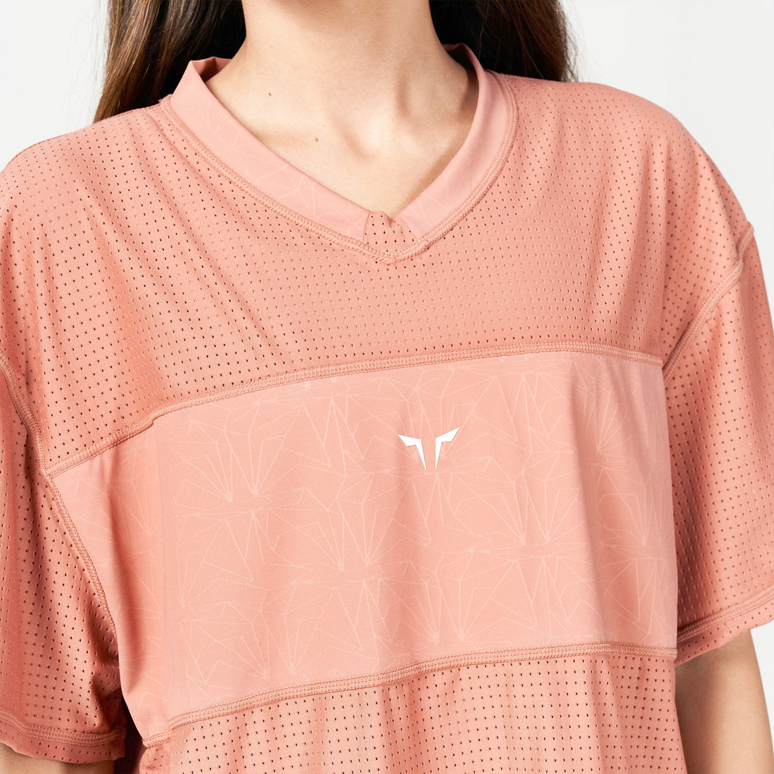 Mesh Reversible Tee - Light Mahogany